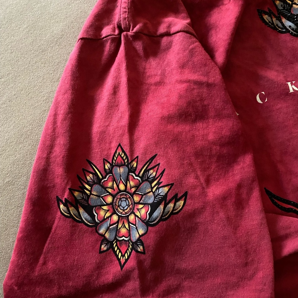 Brand: Black label, Color: Mixed burgundy, Size XL